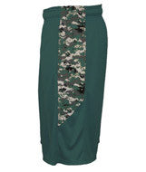 2189 Badger Badger Youth Digital Panel Side Pocket Performance Short Forest/ Forest Digital