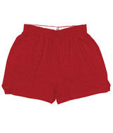 2202 Badger Youth 2" 50/50 Cheer Short Red
