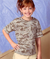 2206 Code Five Youth Camouflage T-Shirt Sand Digital