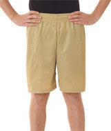 2207 Badger Youth Mesh/Tricot 6" Shorts Vegas Gold