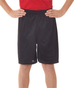 2207 Badger Youth Mesh/Tricot 6" Shorts Black