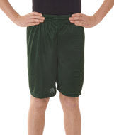 2207 Badger Youth Mesh/Tricot 6" Shorts Forest Green