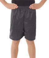 2207 Badger Youth Mesh/Tricot 6" Shorts Graphite