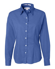 FeatherLite - Ladies' Long Sleeve Oxford Shirt - 5233 French_blue