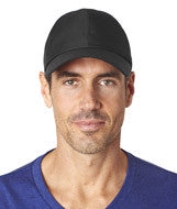 2227 Hall of Fame 6-Panel All-Weather Performance Cap Black