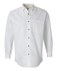 FeatherLite - Long Sleeve Stain Resistant Twill Shirt - 3281 Arctic_white/_stone