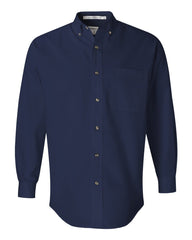 FeatherLite - Long Sleeve Stain Resistant Twill Shirt - 3281 Nantucket_navy