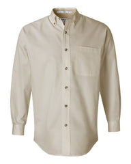 FeatherLite - Long Sleeve Stain Resistant Twill Shirt - 3281 Stone/_sandalwood