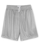 2237 Badger Youth 6"Mini-Mesh Shorts Silver