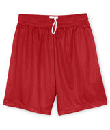 2237 Badger Youth 6"Mini-Mesh Shorts Red