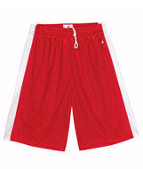 2241 Badger Youth Challenger 6" Shorts Red/ White