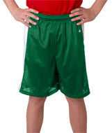 2241 Badger Youth Challenger 6" Shorts Kelly Green/ White