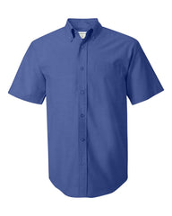 FeatherLite - Short Sleeve Oxford Shirt Tall Sizes - 6231 French_blue