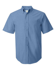 FeatherLite - Short Sleeve Oxford Shirt Tall Sizes - 6231 Light_blue