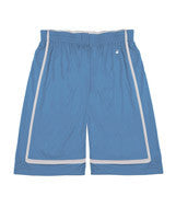 2248 Badger Youth B-Line Reversible Shorts Columbia Blue/ White