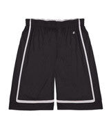 2248 Badger Youth B-Line Reversible Shorts Black/ White