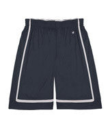 2248 Badger Youth B-Line Reversible Shorts Navy/ White
