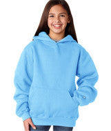 2254 Badger Youth Hooded Sweatshirt Columbia Blue