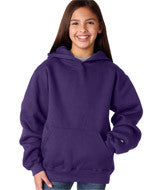2254 Badger Youth Hooded Sweatshirt Purple