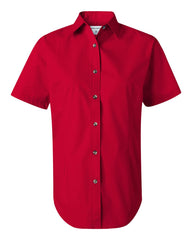 FeatherLite - Ladies' Short Sleeve Stain Resistant Tapered Twill Shirt - 5281 American_red
