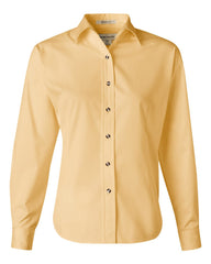 FeatherLite - Ladies' Long Sleeve Stain Resistant Tapered Twill Shirt - 5283 Safari_yellow