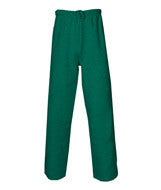 2277 Badger Youth Athletic Fleece Side Pocket Hem Leg Sweat Pant Forest Green