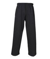 2277 Badger Youth Athletic Fleece Side Pocket Hem Leg Sweat Pant Charcoal (60/40)