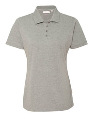 FeatherLite - Ladies' Short Sleeve Platinum Pique Sport Shirt - 5330 London_grey