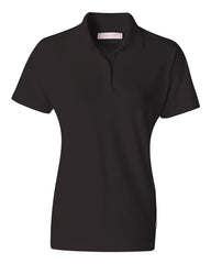 FeatherLite - Ladies' Short Sleeve Platinum Pique Sport Shirt - 5330 Onyx_black