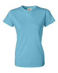 Comfort Colors - Ladies' Pigment Dyed Ringspun Short Sleeve Crewneck T-Shirt - 4200 Lagoon_blue