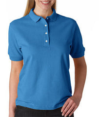 2400 Outer Banks Ladies' Essential Piquí© Polo Bimini Blue