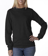 2410 Gildan Ultra Cotton&reg; Adult Long-Sleeve T-Shirt with Pocket Black