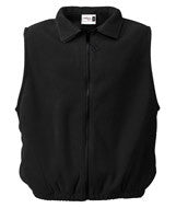 2412 Badger Full Zip Vest Black