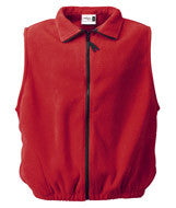 2412 Badger Full Zip Vest Red