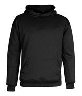 2454 Badger BT5 Youth Performance Fleece Hooded Sweat. Black