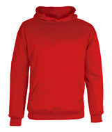 2454 Badger BT5 Youth Performance Fleece Hooded Sweat. Red