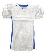 2488 Badger Youth East Coast Football Jersey White/ Royal