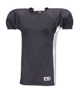 2488 Badger Youth East Coast Football Jersey Graphite/ White