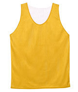 2529 Badger Youth Mesh Reversible Tank Gold/ White