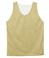 2529 Badger Youth Mesh Reversible Tank Vegas Gold/ White