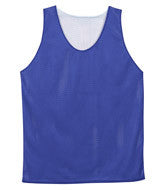 2529 Badger Youth Mesh Reversible Tank Royal/ White