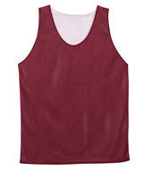 2529 Badger Youth Mesh Reversible Tank Cardinal/ White