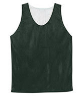 2529 Badger Youth Mesh Reversible Tank Forest/ White
