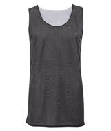 2529 Badger Youth Mesh Reversible Tank Graphite/ White