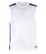 2548 Badger Youth B-Key Tank White/ Royal