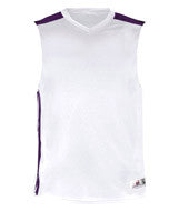 2548 Badger Youth B-Key Tank White/ Purple