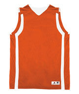 2551 Badger Youth B-Slam Reversible Basketball Tank Burnt Orange/ White