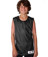 2559 Badger Youth Challenger Reversible Tank Black/ White