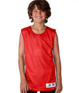 2559 Badger Youth Challenger Reversible Tank Red/ White