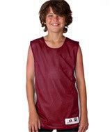 2559 Badger Youth Challenger Reversible Tank Maroon/ White
